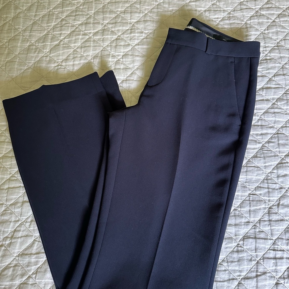 Banana Republic Navy Logan Blue Dress Pants